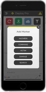 Deploy Pro Map Way Points - CERT, Emergency Responder App - Deploy Pro